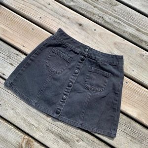 Brandy black denim skirt 😍